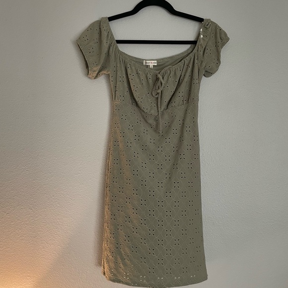 Moss Green Midi Dress